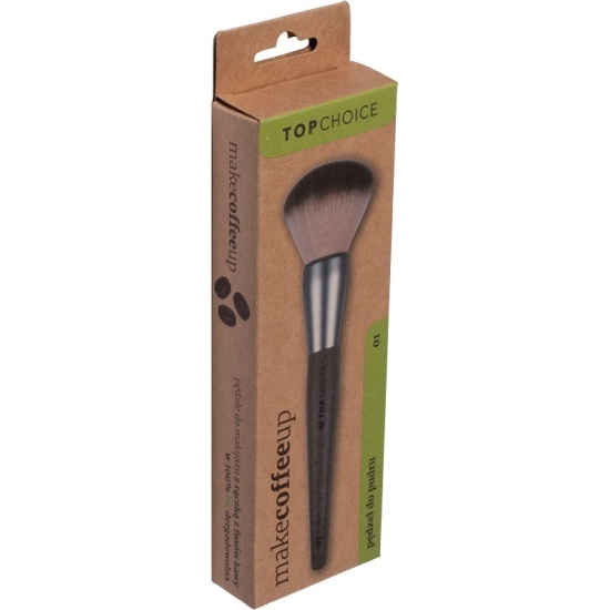 Top Choice Pędzel do pudru 01 "MAKE COFFEE UP" (39348) 1szt