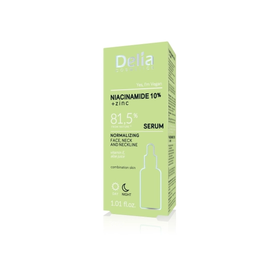 DELIA NORMALIZUJACE SERUM Z NIAC. I CYNKIEM 30ml