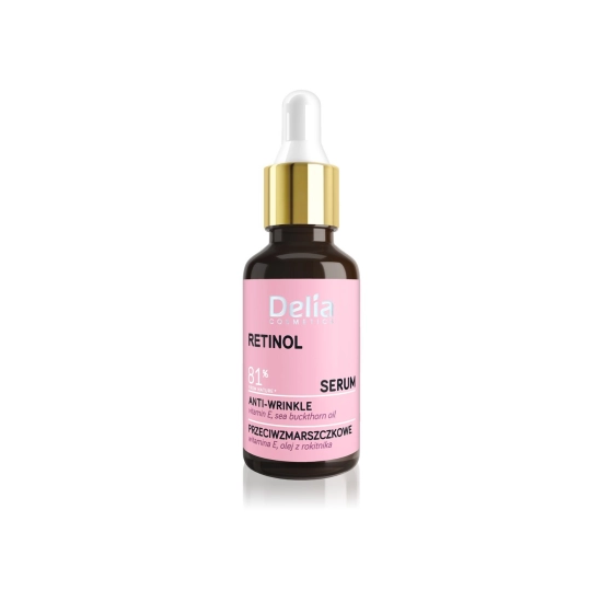 DELIA SERUM PRZECIWZMARSZCZKOWE Z RETINOLEM 30ml