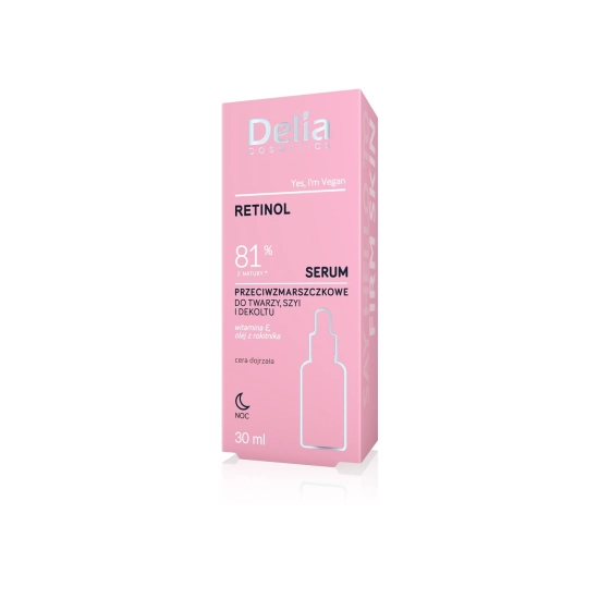 DELIA SERUM PRZECIWZMARSZCZKOWE Z RETINOLEM 30ml