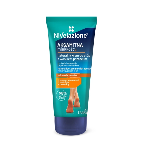 Farmona Nivelazione Stopy Naturalny Krem do stóp z woskiem pszczelim - Aksamitna Miękkość 75ml
