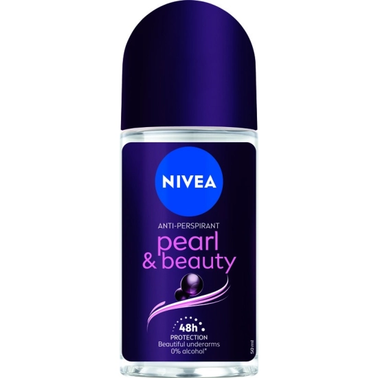 Nivea Dezodorant PEARL&BEAUTY BLACK roll-on damski 50ml