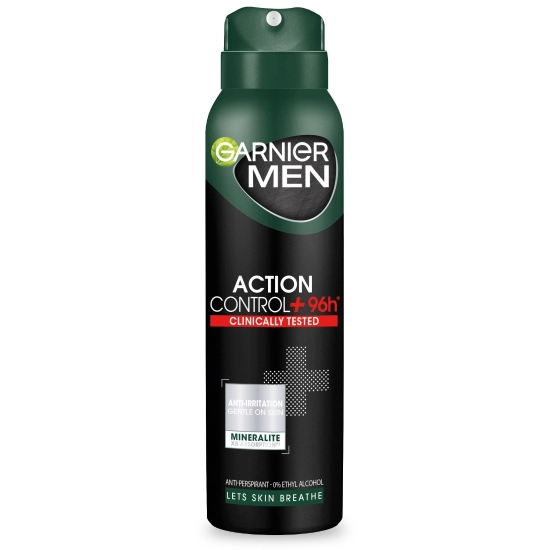Garnier Men Dezodorant spray Action Control 96h+ Clinically Tested  150ml