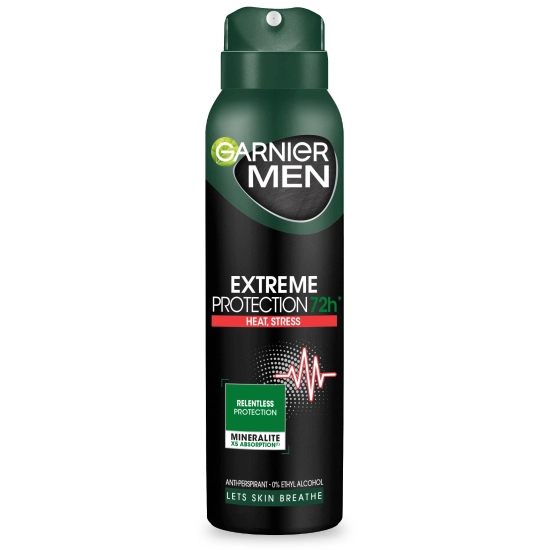 Garnier Men Dezodorant spray Extreme Protection 72h - Heat,Stress  150ml