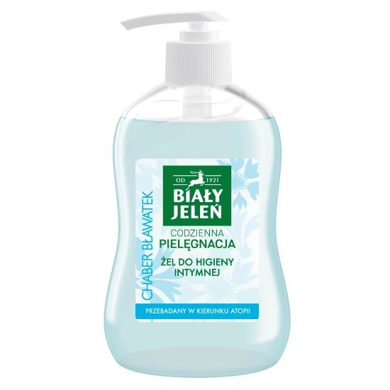 Biały Jeleń Codzienna Pielęgnacja Żel do higieny intymnej - Chaber Bławatek 500ml