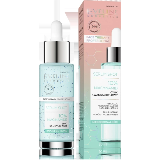 Eveline Face Therapy Professional Serum Shot Kuracja redukująca niedoskonałości - 15% Niacynamid  30ml