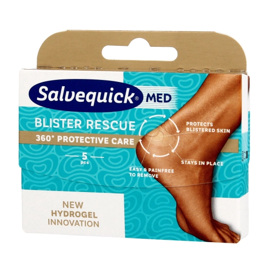 Salvequick Med Blister Rescue Plastry na pęcherze 360 Protective Care 1op.-5szt