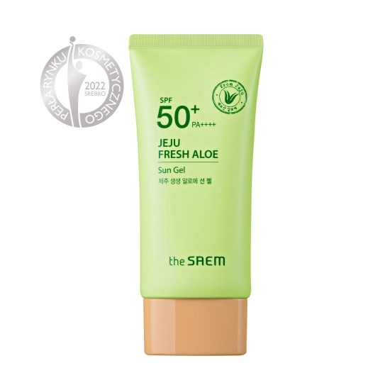 The SAEM Jeju Fresh Aloe Krem-żel przeciwsłoneczny SPF50+   50g