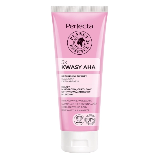 Perfecta Planet Essence Peeling do twarzy Kwasowa Dermabrazja - 5x Kwasy AHA 75ml