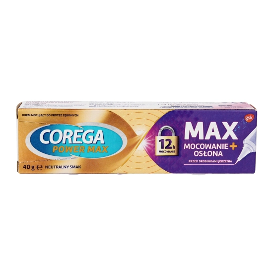 GSK Corega Krem do mocowania protez zębowych - Max Osłona 40g