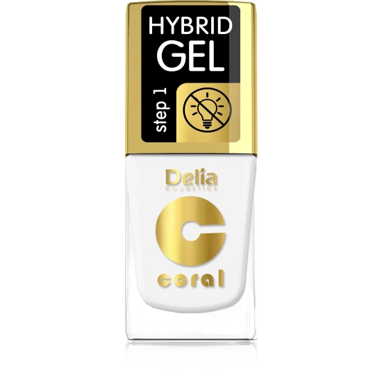 Delia Cosmetics Coral Hybrid Gel Emalia do paznokci nr 84  11ml