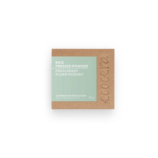 ECOCERA Natural Choice Prasowany Puder Ryżowy do cery mieszanej i tłustej 10g