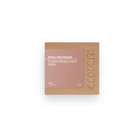 ECOCERA Natural Choice Puder brązujący PERU - matowy 5g