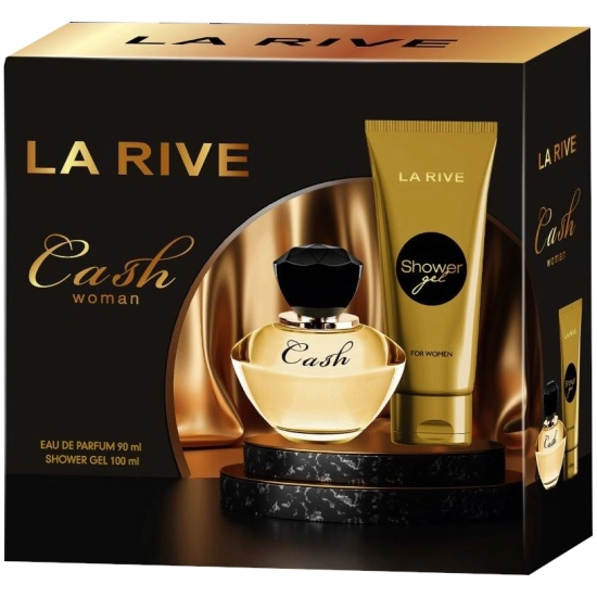 La Rive for Woman Zestaw prezentowy Cash (woda perfumowana 90ml+żel pod prysznic 100ml)