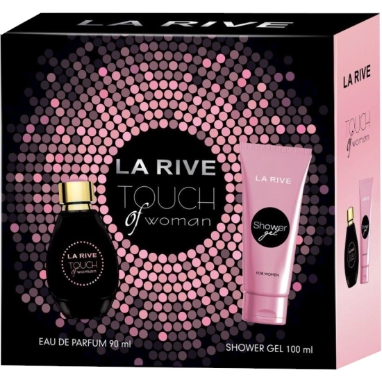 La Rive for Woman Zestaw prezentowy Touch of Woman (woda perfumowana 90ml+żel pod prysznic 100ml)