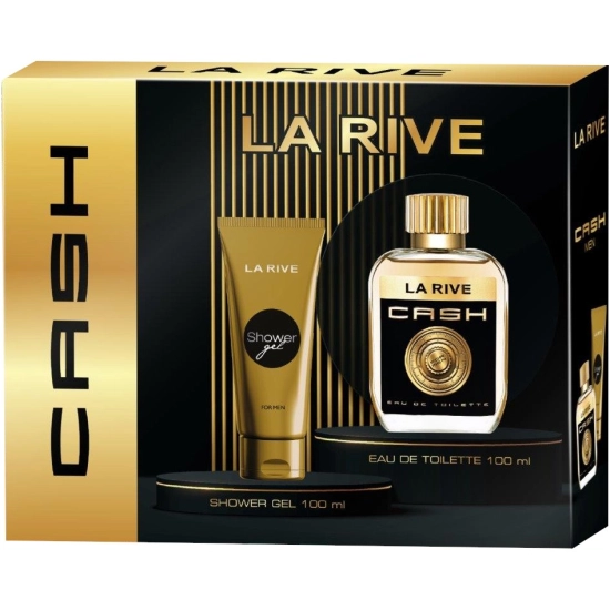 La Rive for Men Zestaw prezentowy Cash (woda toaletowa 100ml+żel pod prysznic 100ml)