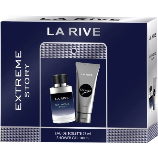 La Rive for Men Zestaw prezentowy Extreme Story (woda toaletowa 75ml+żel pod prysznic 100ml)
