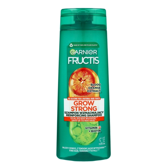Fructis Grow Strong Szampon do włosów wzmacniający - Blood Orange 400ml