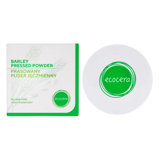 ECOCERA Puder prasowany Jęczmienny do każdego rodzaj cery - 10g