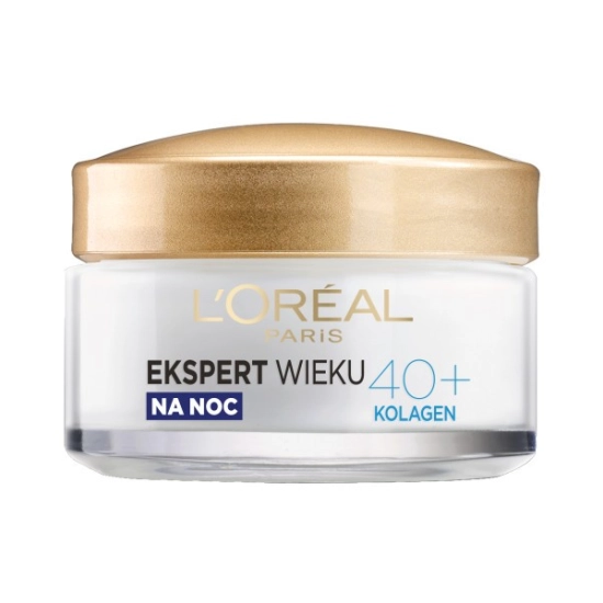 Loreal Ekspert Wieku 40+ Przeciwzmarszczkowy Krem nawilżający na noc 50ml