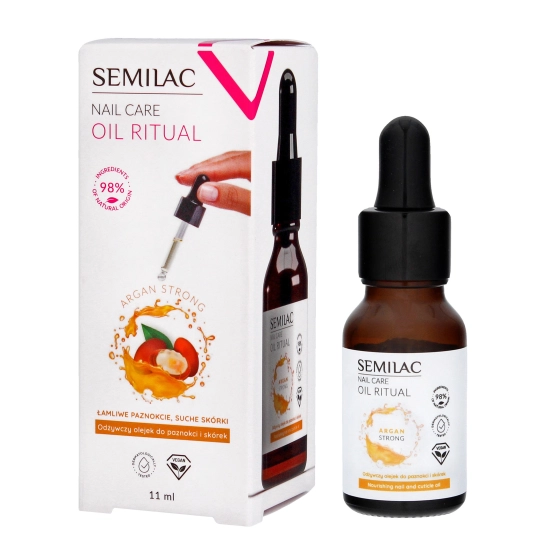 SEMILAC Nail Care Oil Ritual Odżywczy Olejek do paznokci i skórek 11ml