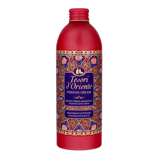 TESORI D'ORIENTE Kremowy Płyn do kąpieli Persian Dream - Pomegranate & Red Tea 500ml