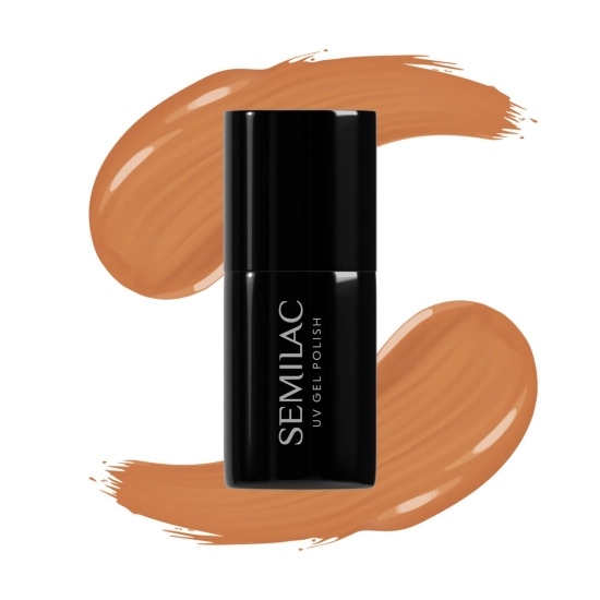 SEMILAC Lakier hybrydowy 416 Golden Hour Orange (HEMA free) 7ml