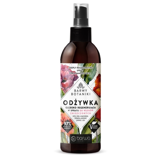 BARWA Barwy Botaniki Odżywka głęboko regenerująca w sprayu do włosów zniszczonych 250ml