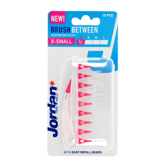 JORDAN Czyściki do przestrzeni międzyzębowych - XS (x-small) 0.4mm  1op.-10szt
