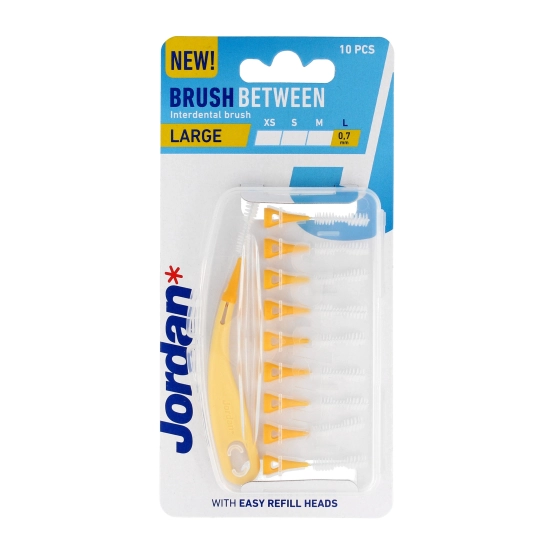 JORDAN Czyściki do przestrzeni międzyzębowych - L (large) 0.7mm  1op.-10szt