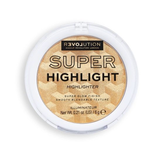 Makeup Revolution Relove Rozświetlacz Super Highlight - Gold 1szt