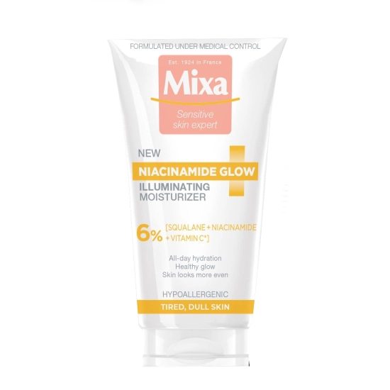 Mixa Niacinamide Glow Krem nawilżająco - rozświetlający do cery matowej i zmęczonej 50ml