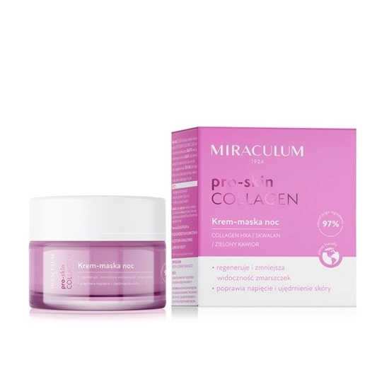 Miraculum Collagen Pro-Skin Krem-maska do twarzy na noc 50ml