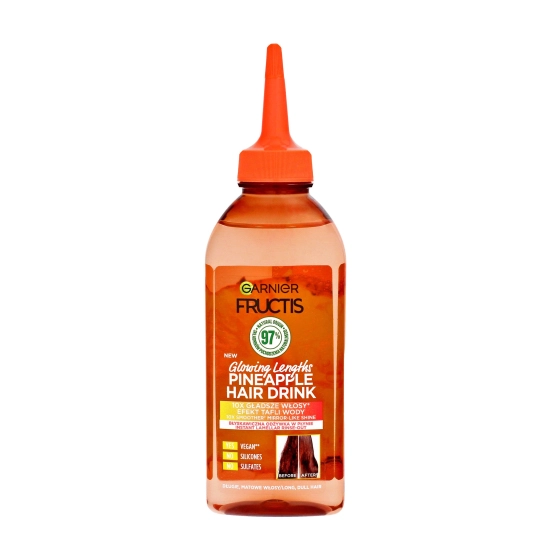 Garnier Hair Drink Błyskawiczna Lamellarna Odżywka w płynie do włosów długich i matowych - Pineapple 200ml