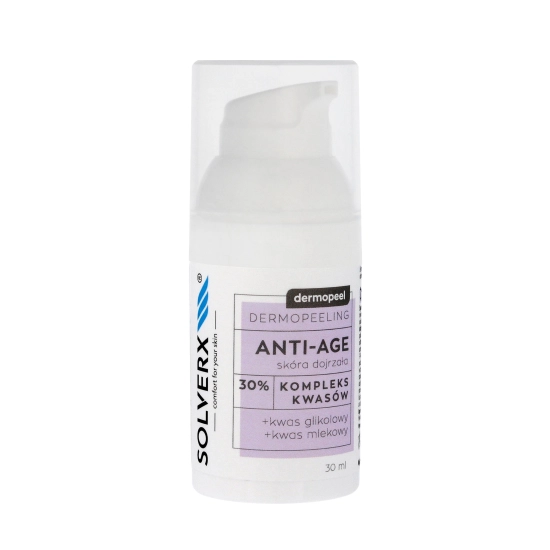 SOLVERX DERMOPEEL peeling 30% kwas glikolowy 30ml