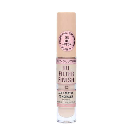 Makeup Revolution IRL Filter Finish Korektor w płynie C2 6g