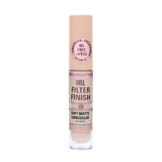 Makeup Revolution IRL Filter Finish Korektor w płynie C5 6g