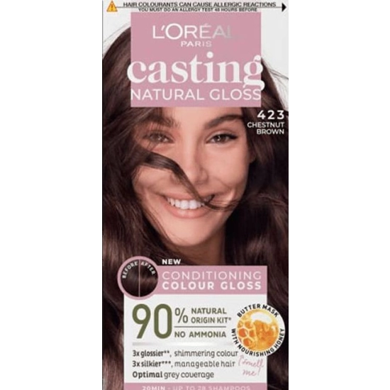 Casting Natural Gloss Krem koloryzujący nr 423 Chestnut Brown 1op.