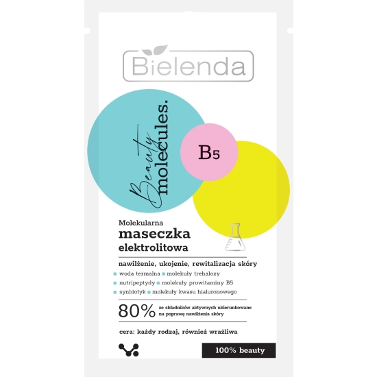 Bielenda Beauty Molecules.Molekularna Maseczka elektrolitowa - do każdego rodzaju cery 8g