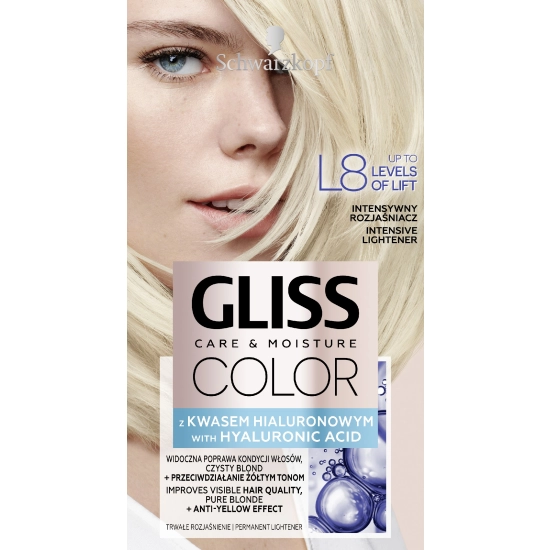 Schwarzkopf  Gliss Color Krem koloryzujący nr L8 Intensywny Rozjaśniacz 1op.