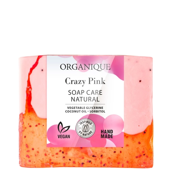 ORGANIQUE Mydło naturalnie pielęgnujące Crazy Pink 100g