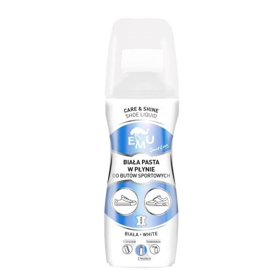 EMU Sport Line Biała Pasta w płynie do butów sportowych 75ml