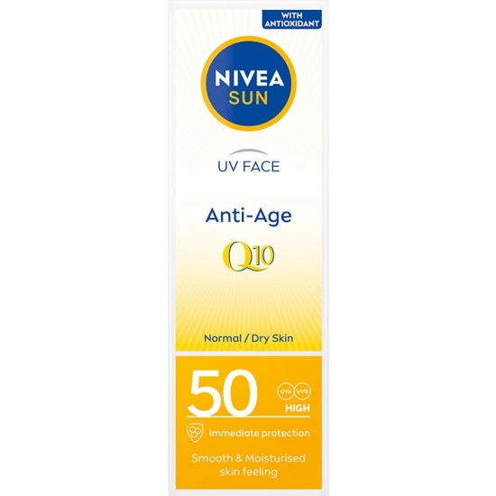 Nivea Sun Krem przeciwzmarszczkowy Anti-Age Q10 SPF 50+ 50ml