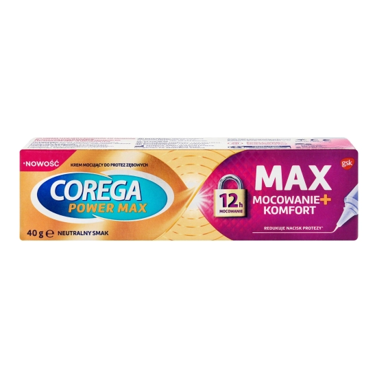 GSK COREGA Max Mocowanie + Komfort 40 g