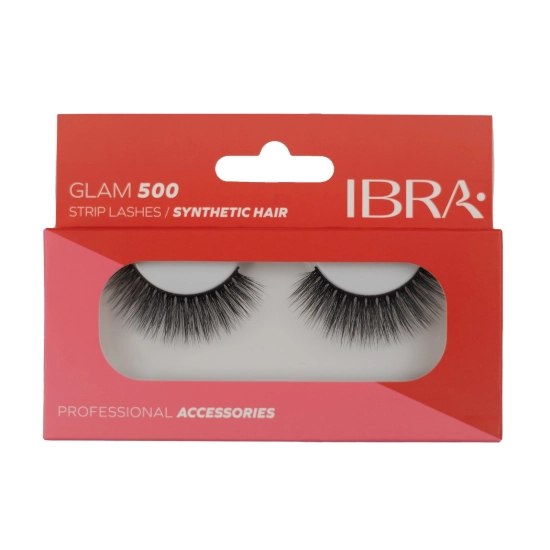 IBRA Rzęsy na pasku Glam 500 - 1 para