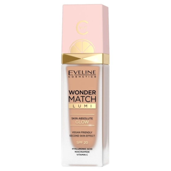 EVELINE Wonder Match Lumi Podkład rozświetlający nr 25  30ml