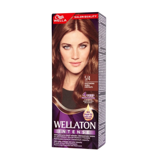 Wella Wellaton Krem intensywnie koloryzujący nr 5/4 Kasztanowy -  1op.