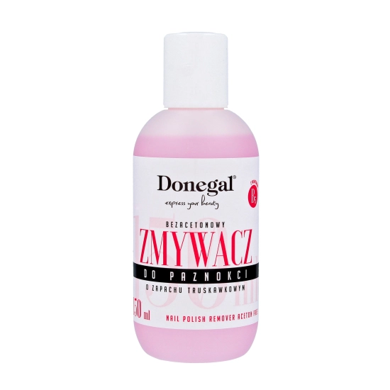 DONEGAL Truskawkowy zmywacz do paznokci z witaminą F  150 ml