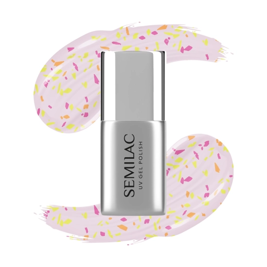 SEMILAC TOP NO WIPE MAT PEACH GALAXY 7ML