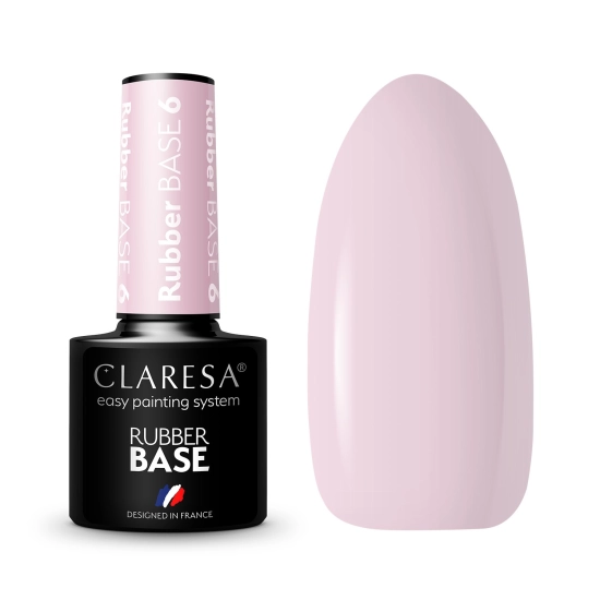 CLARESA Baza pod lakier hybrydowy Rubber - 6  5g